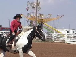 Chance on Tag in a horse show competition.